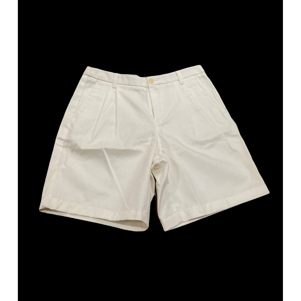 Liz Claiborne AUDRA style white shorts Sz 4 w/ pockets & zip fly sailing picnic
